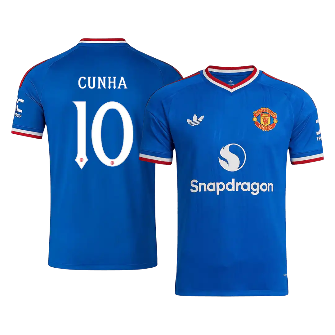 CUNHA #10 Manchester United Away Jersey 2026/27 – UCL Font – 1 CUNHA #10 Manchester United Away Jersey 2026/27 - UCL Font