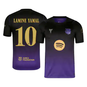 LAMINE YAMAL #10 Barcelona Away Jersey 2026/27 - UCL Font