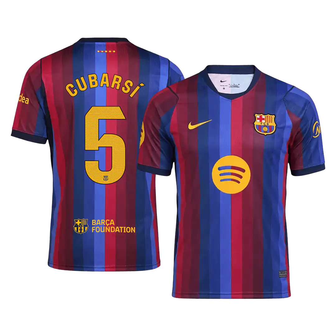 CUBARSÍ #5 Barcelona Home Jersey 2026/27 – 1 CUBARSÍ #5 Barcelona Home Jersey 2026/27