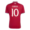 CUNHA #10 Manchester United Home Jersey 2026/27 - UCL Font