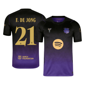 F. DE JONG #21 Barcelona Away Jersey 2026/27 - UCL Font