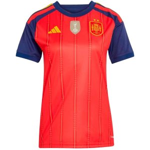 Women's Spain Home 2 Star Jersey World Cup 2026