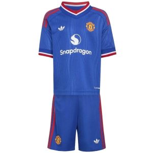 Kids Manchester United Away Jersey Kit 2026/27