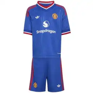 Kids Manchester United Away Jersey Kit 2026/27