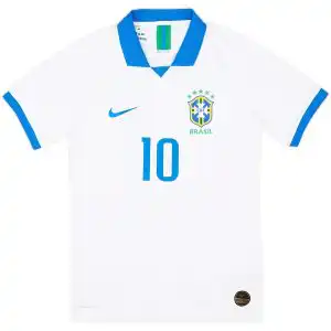 NEYMAR JR #10 Retro Brazil Away Jersey 2019