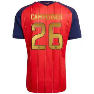 CAMPEONES #26 Spain 2026 World Cup Winners 2 Star Home Match Jersey - Player Verison