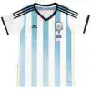 Retro Argentina Home Match Jersey World Cup 2014