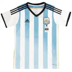 Retro Argentina Home Match Jersey World Cup 2014