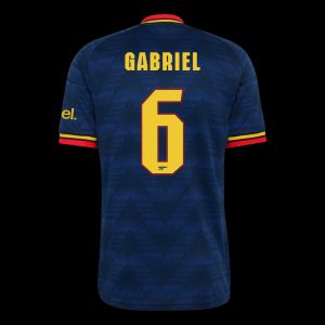 GABRIEL #6 Arsenal Away Jersey 2026/27 - UCL Font