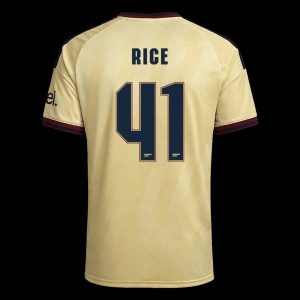 RICE #41 Arsenal Third Jersey 2026/27 - UCL Font