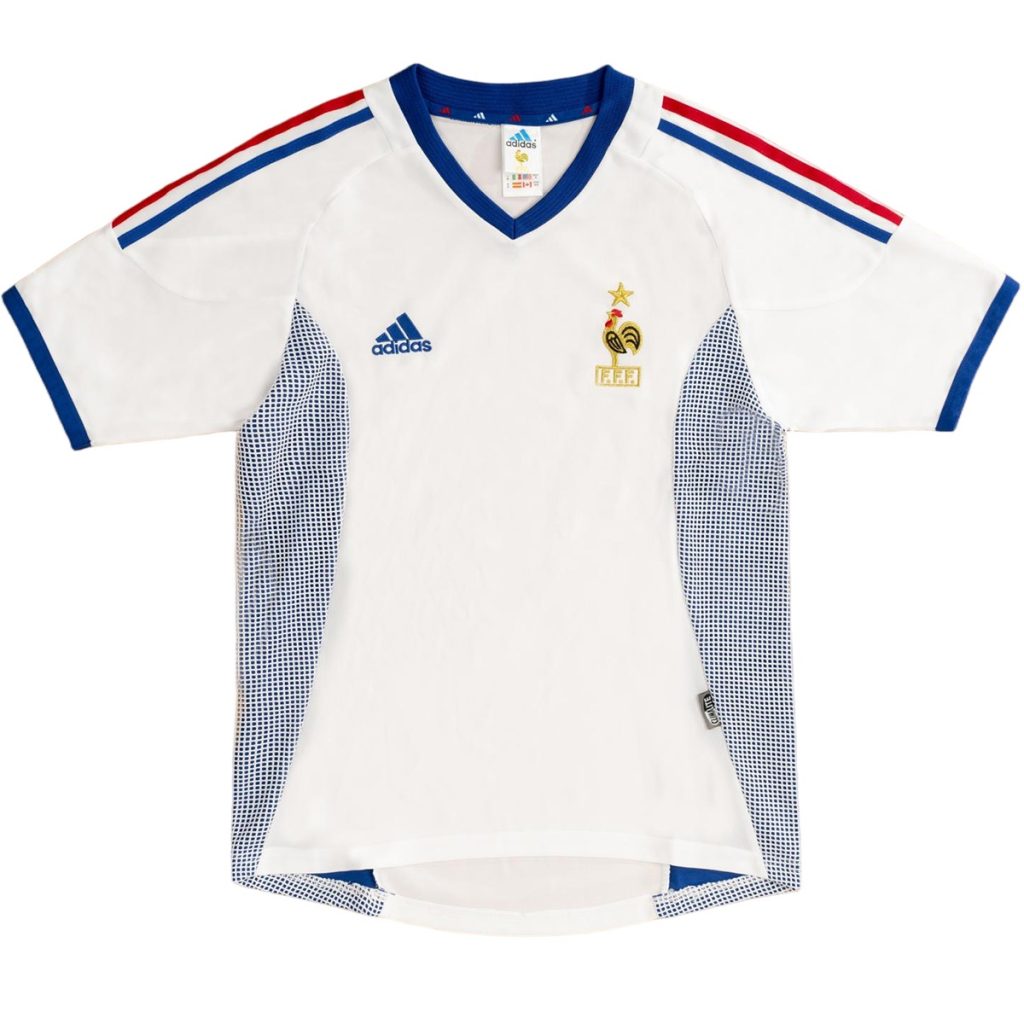 Retro France Away Jersey World Cup 2002