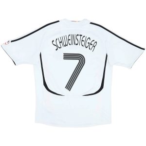 Schweinsteiger #7 Retro Germany Home Jersey World Cup 2006