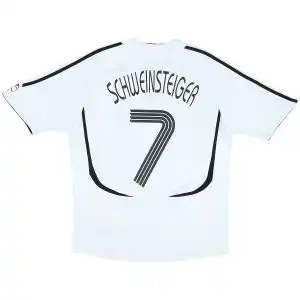 Schweinsteiger #7 Retro Germany Home Jersey World Cup 2006