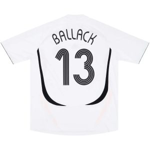 Ballack #13 Retro Germany Home Jersey World Cup 2006