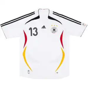 Ballack #13 Retro Germany Home Jersey World Cup 2006