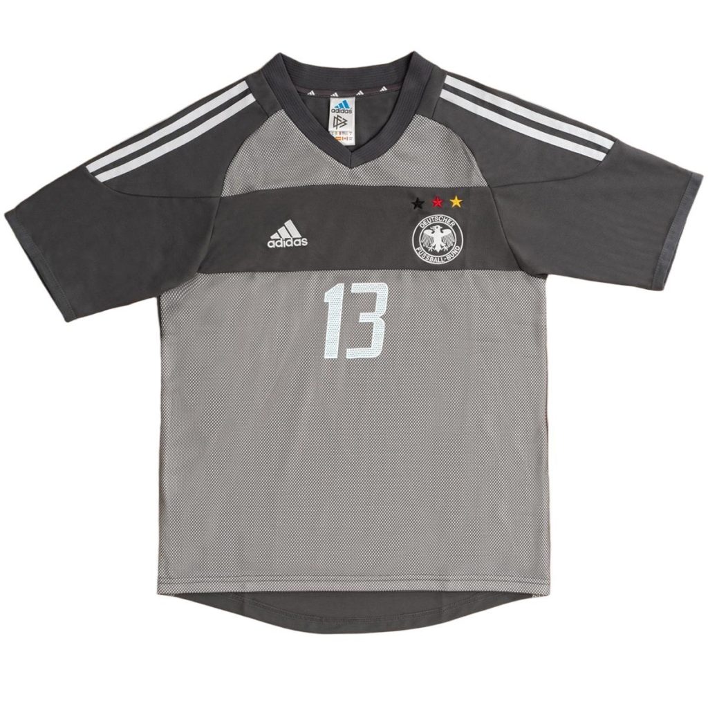 Ballack #13 Retro Germany Away Jersey World Cup 2002