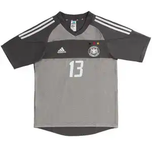 Ballack #13 Retro Germany Away Jersey World Cup 2002