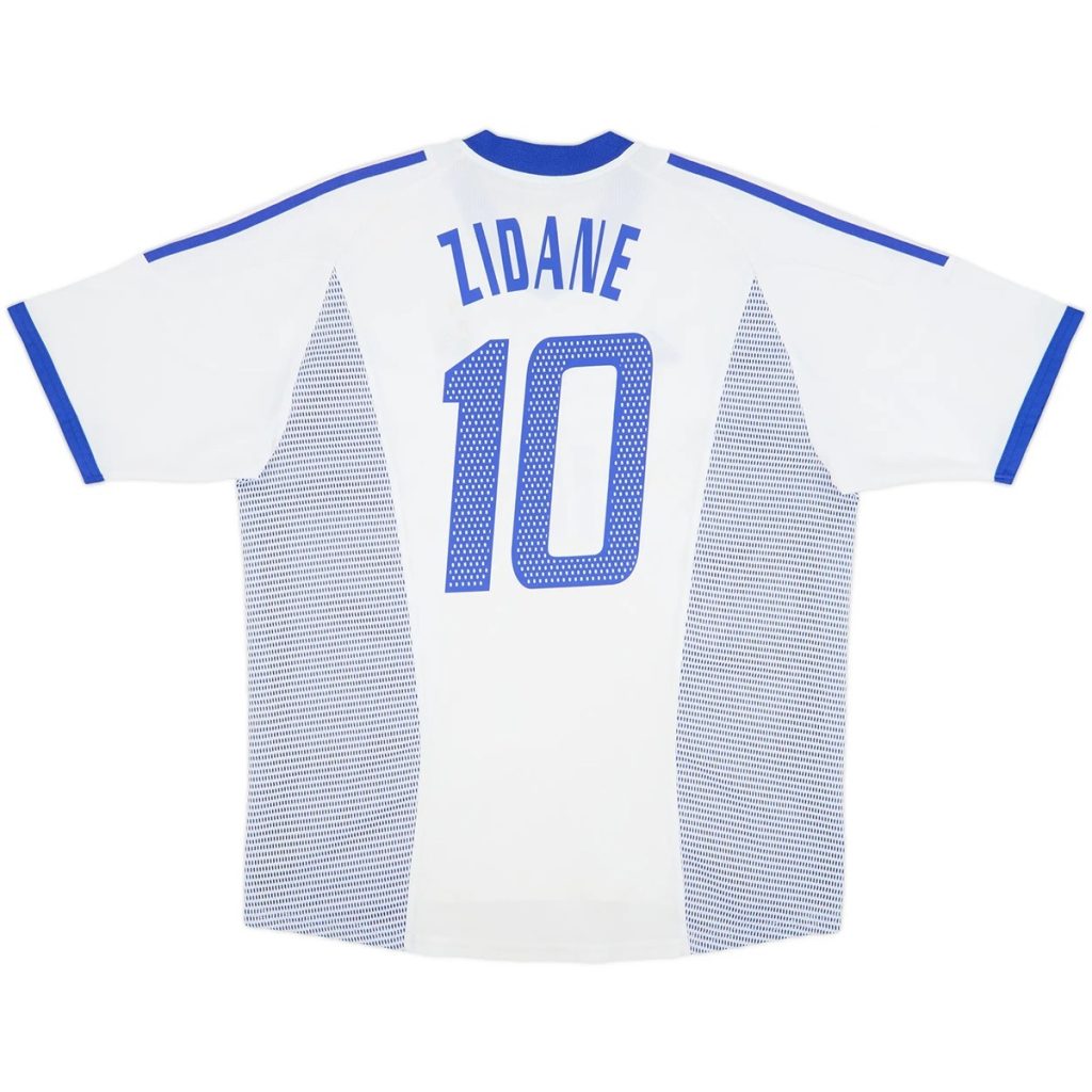 ZIDANE #10 Retro France Away Jersey World Cup 2002