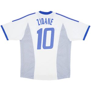 ZIDANE #10 Retro France Away Jersey World Cup 2002