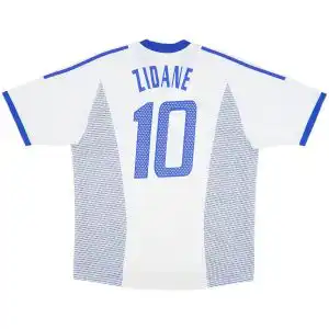 ZIDANE #10 Retro France Away Jersey World Cup 2002