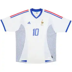 ZIDANE #10 Retro France Away Jersey World Cup 2002