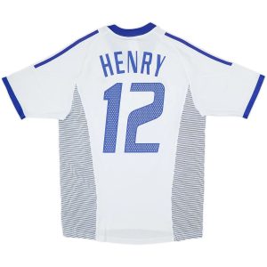 HENRY #12 Retro France Away Jersey World Cup 2002