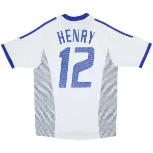 HENRY #12 Retro France Away Jersey World Cup 2002