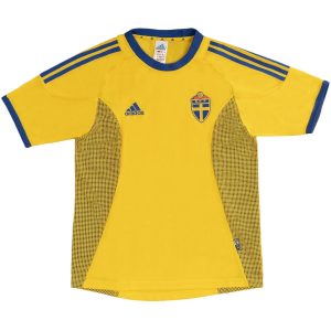Retro Sweden Home Jersey World Cup 2002