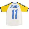 LARSSON #11 Retro Sweden Away Jersey World Cup 2002