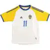 LARSSON #11 Retro Sweden Away Jersey World Cup 2002