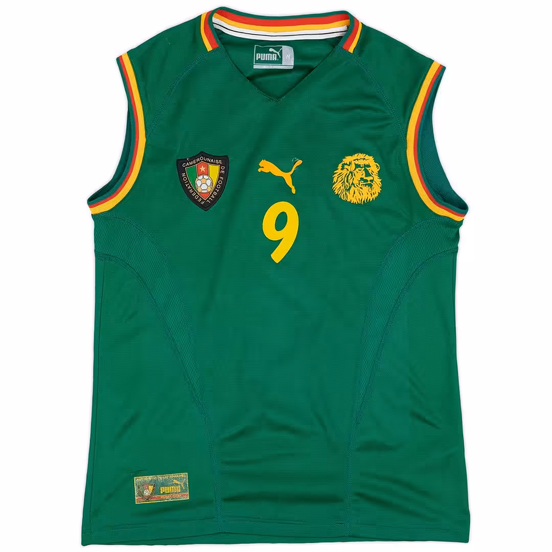 ETO’O #9 Retro Cameroon Home Jersey 2002