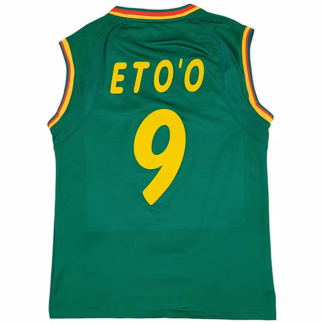 ETO’O #9 Retro Cameroon Home Jersey 2002
