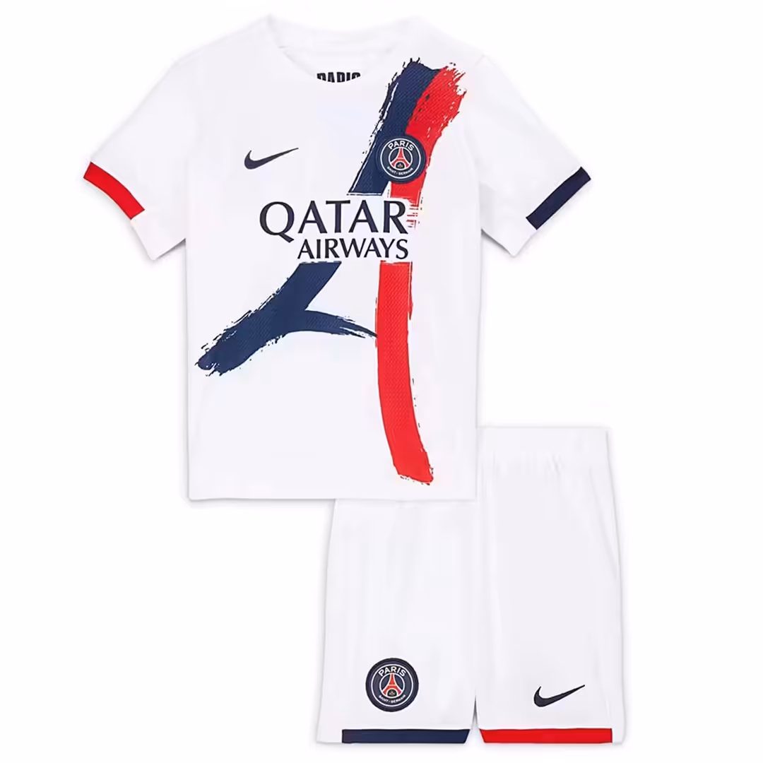 Kids PSG Away Jersey Kit 2025/26