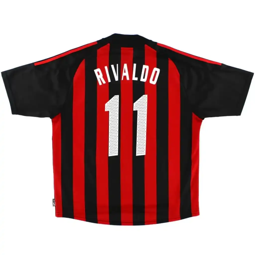RIVALDO #10 Retro AC Milan Home Jersey