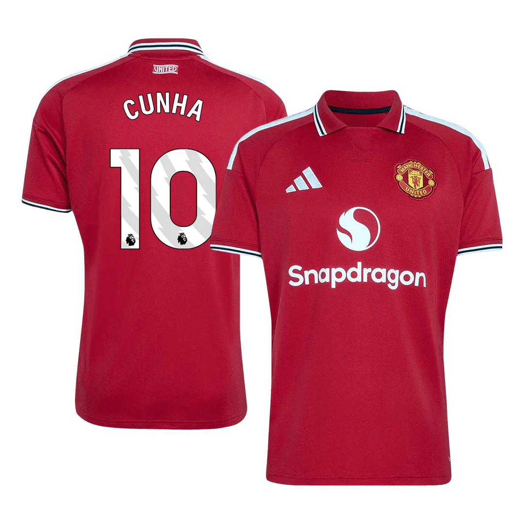 CUNHA #10 Manchester United Home Jersey 2026/27 – 1 CUNHA #10 Manchester United Home Jersey 2026/27