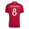 B.FERNANDES #8 Manchester United Home Jersey 2026/27 - UCL Font