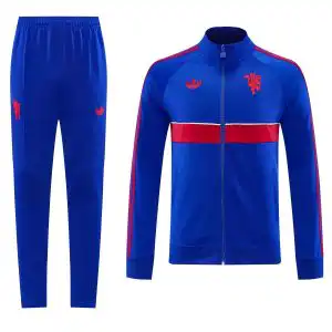 Manchester United Training Tracksuit Kit(Jacket+Pants) Blue 2026/27