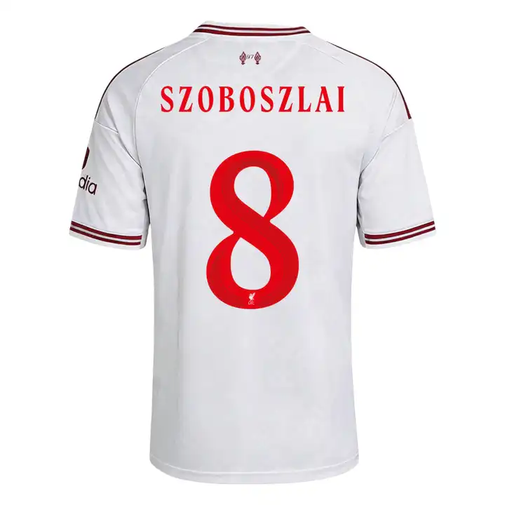 SZOBOSZLAI #8 Liverpool Away Jersey 2026/27 – UCL Font – 1 SZOBOSZLAI #8 Liverpool-Auswärtstrikot 2026/27 - UCL-Schriftart