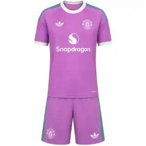 Kids Manchester United Goalkeeper Jersey Kit 2026/27