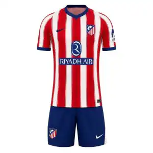 Kids Atletico Madrid Home Jersey Kit 2026/27