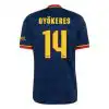 GYÖKERES #14 Arsenal Away Jersey 2026/27 - UCL Font