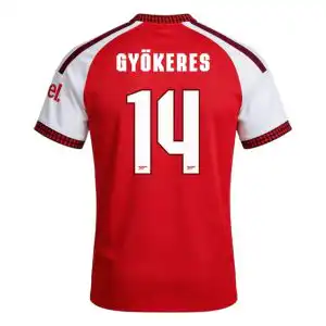 GYÖKERES #14 Arsenal Home Jersey 2026/27 - [Super Replica] - UCL Font