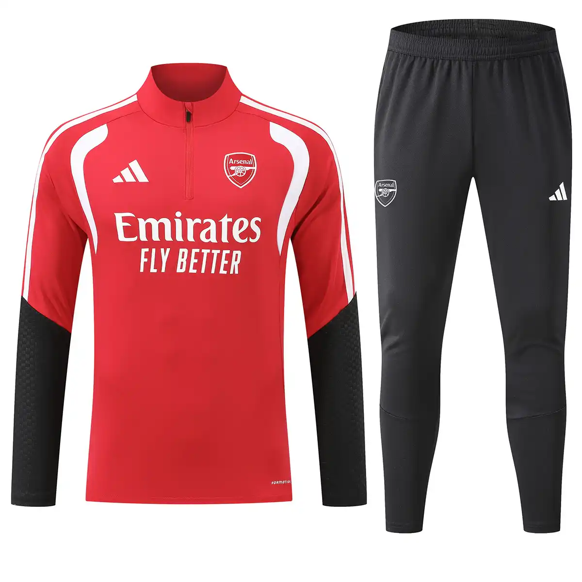 Arsenal 1/4 Zipper Sweat Kit(Top+Pants) Red 2026/27 – 1 Arsenal 1/4 Zipper Sweat Kit(Top+Pants) Red 2026/27