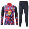 Barcelona 1/4 Zipper Sweat Kit(Top+Pants) Multicolor 2026/27