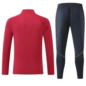 Kids Barcelona 1/4 Zipper Sweat Kit(Top+Pants) Red 2026/27