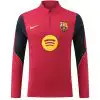 Kids Barcelona 1/4 Zipper Sweat Kit(Top+Pants) Red 2026/27