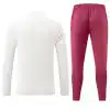 Kids Real Madrid 1/4 Zipper Sweat Kit(Top+Pants) White 2026/27