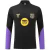 Barcelona 1/4 Zipper Sweat Kit(Top+Pants) Black 2026/27