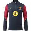 Barcelona 1/4 Zipper Sweat Kit(Top+Pants) Navy 2026/27