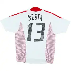 Nesta #13 Retro AC Milan UCL Final Away Jersey 2002/03